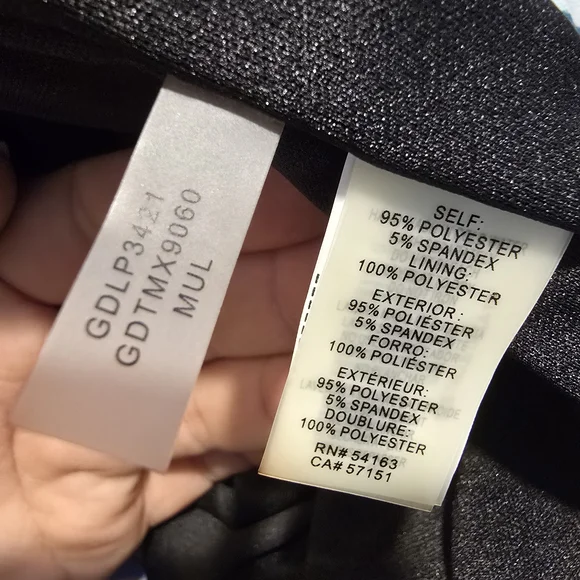 Guess Women’s Scuba Tropical Print Contrast Trim Bodycon Dress 12 - Picture 8 of 8